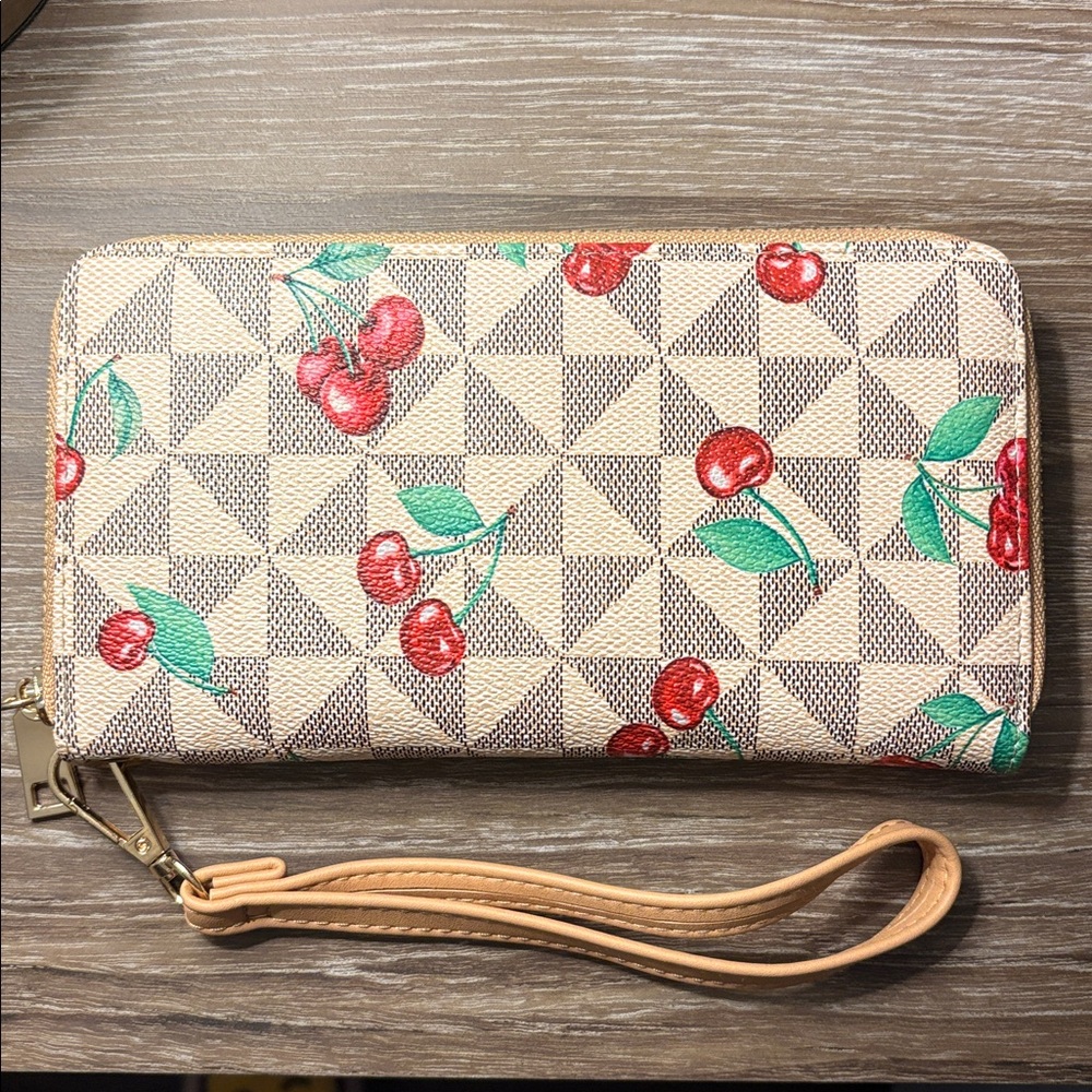 Cherry Backpack & Wallet Set - Picture 5 of 7